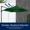 Best Choice Products 10ft 360° Rotating Cantilever Offset Hanging Patio Umbrella